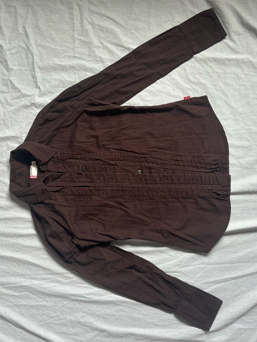 vintage Levi’s brown button up blouse - Picture 3 of 8